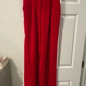Aritzia Babaton Red Women's Trousers